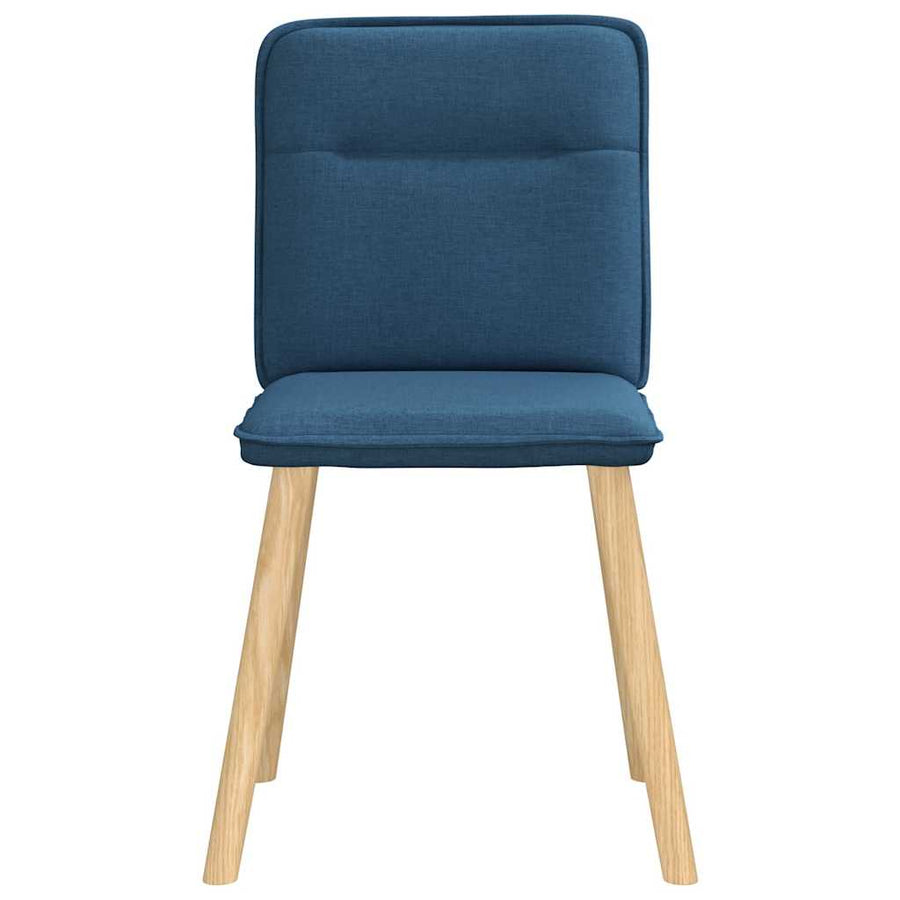 Eetkamerstoelen 2 st stof blauw