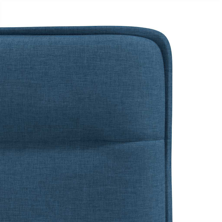 Eetkamerstoelen 2 st stof blauw