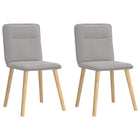Eetkamerstoelen 2 stuks wolk grijs 45x54x86 cm