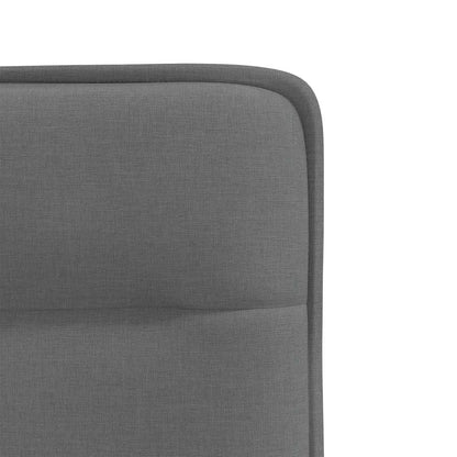 Eetkamerstoelen 2 st stof donkergrijs
