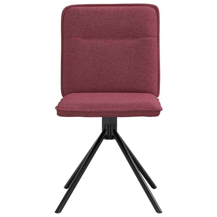 Eetkamerstoelen Stof 2 Wijnrood