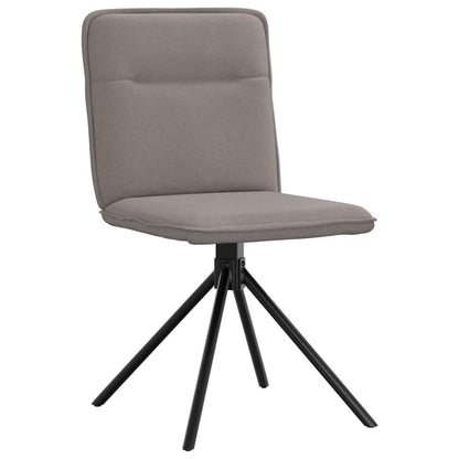 Eetkamerstoelen Draaibaar 2 St Stof Taupe