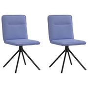 Eetkamerstoelen 2 stuks jeansblauw 46,5x53x84 cm