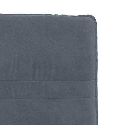 Eetkamerstoelen 2 st fluweel donkergrijs