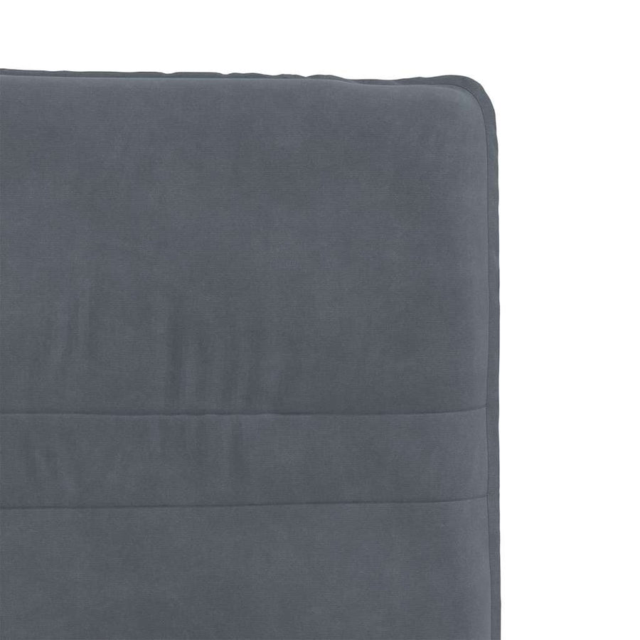 Eetkamerstoelen 2 st fluweel donkergrijs