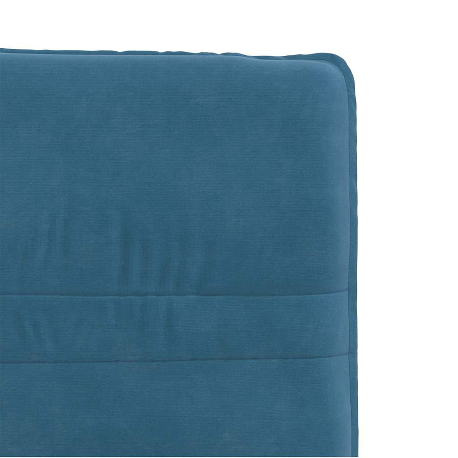 Eetkamerstoelen 2 st fluweel blauw