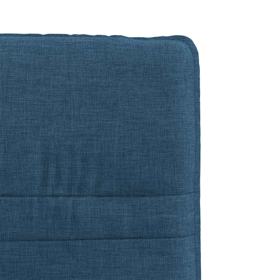 Eetkamerstoelen 2 st stof blauw