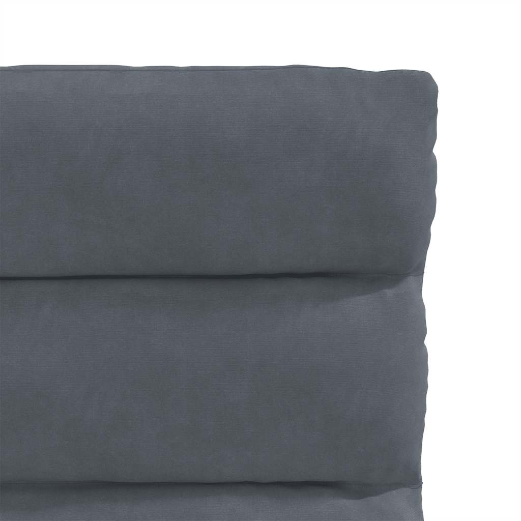 Eetkamerstoelen 2 st fluweel donkergrijs