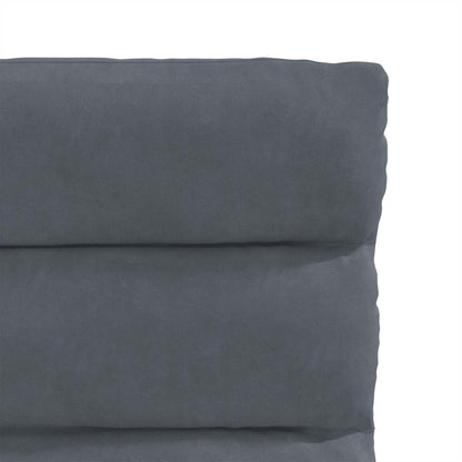 Eetkamerstoelen 2 st fluweel donkergrijs