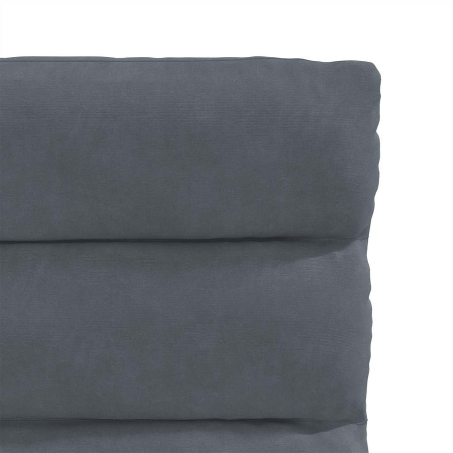 Eetkamerstoelen 2 st fluweel donkergrijs