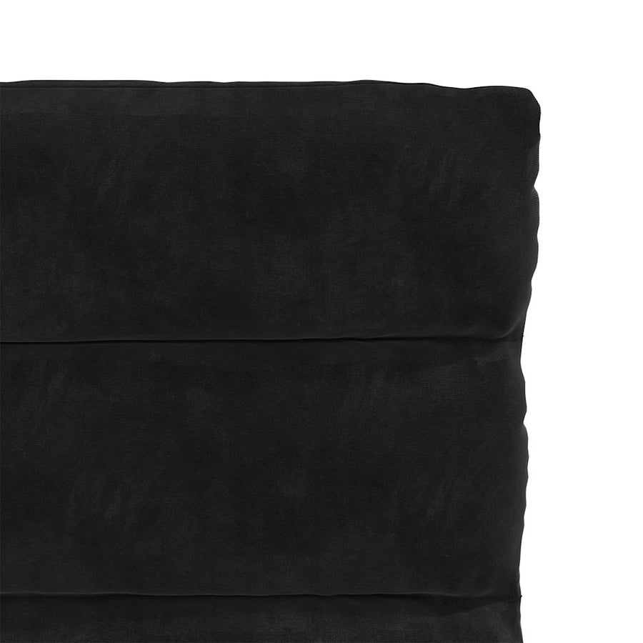 Eetkamerstoelen 2 st fluweel zwart