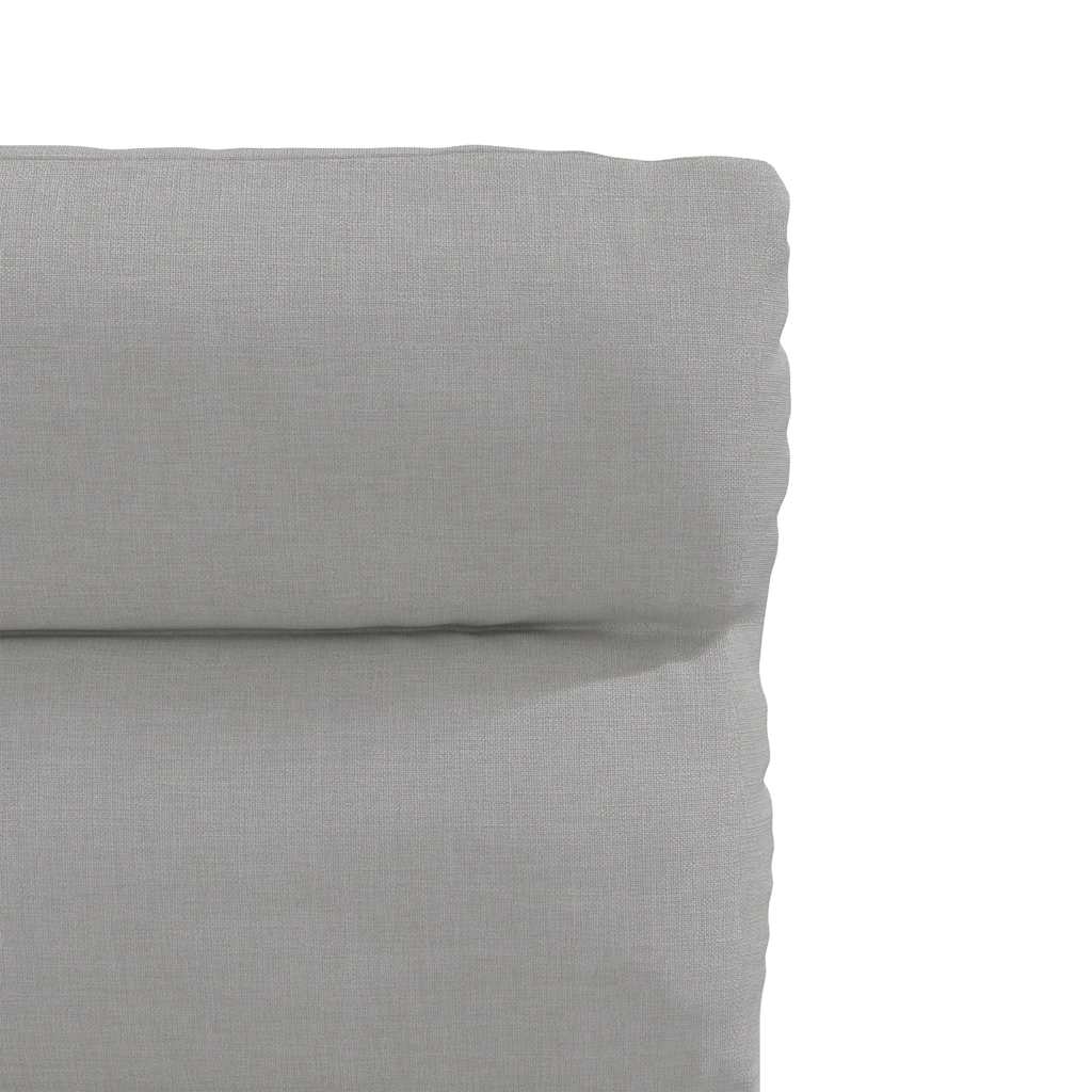 Eetkamerstoelen 2 st stof wolk grijs