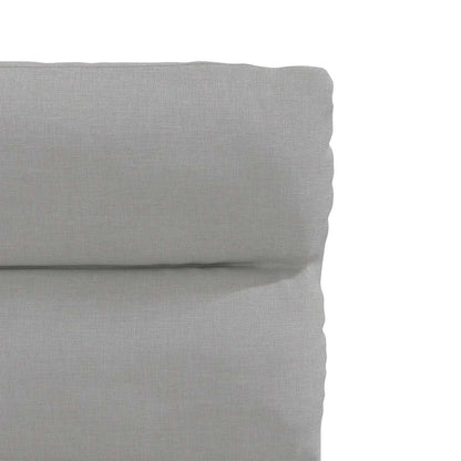 Eetkamerstoelen 2 st stof wolk grijs
