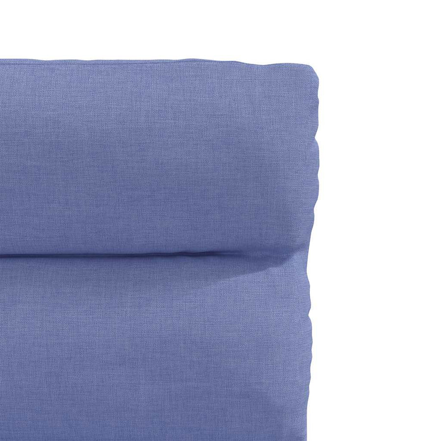 Eetkamerstoelen 2 st stof jeansblauw