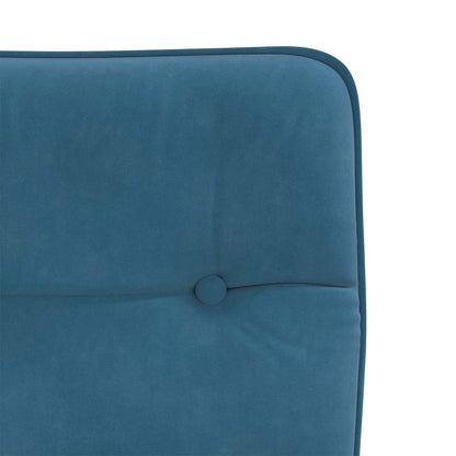 Eetkamerstoelen Fluweel 2 Blauw