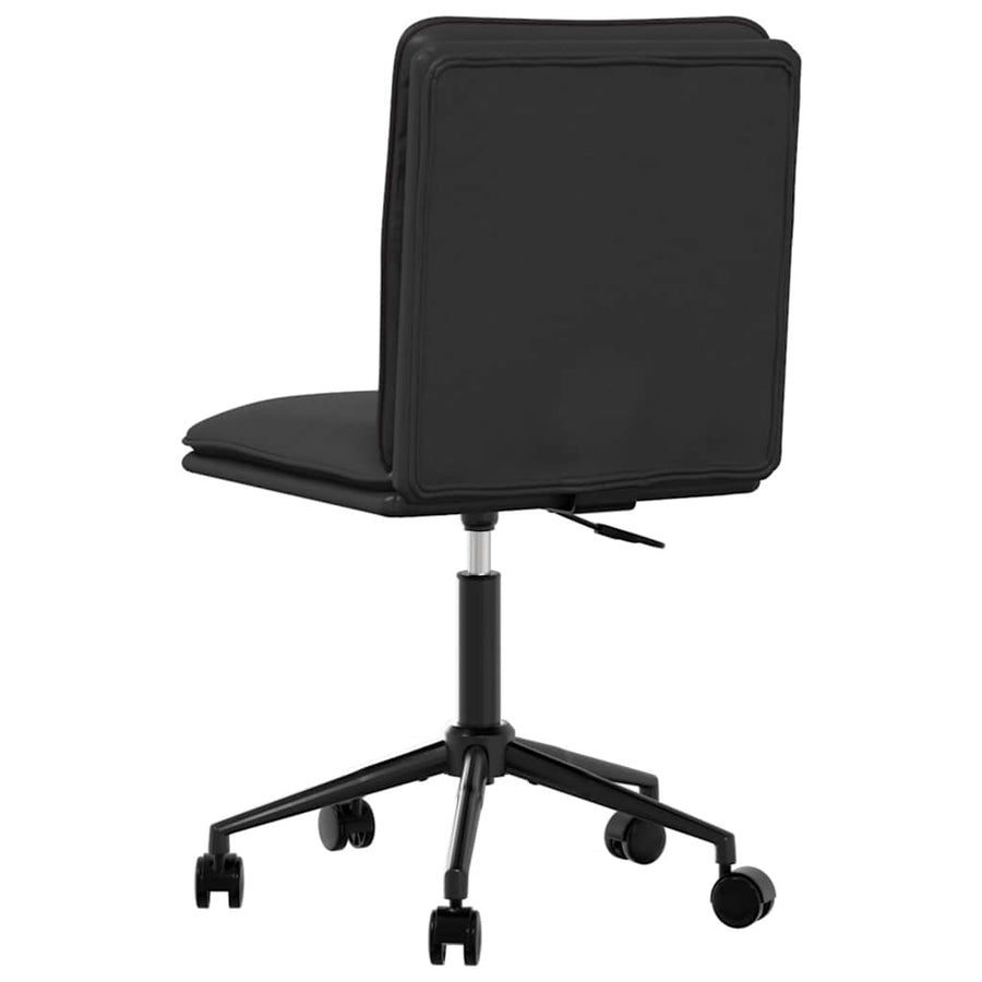 Eetkamerstoel Kunstleer Zwart