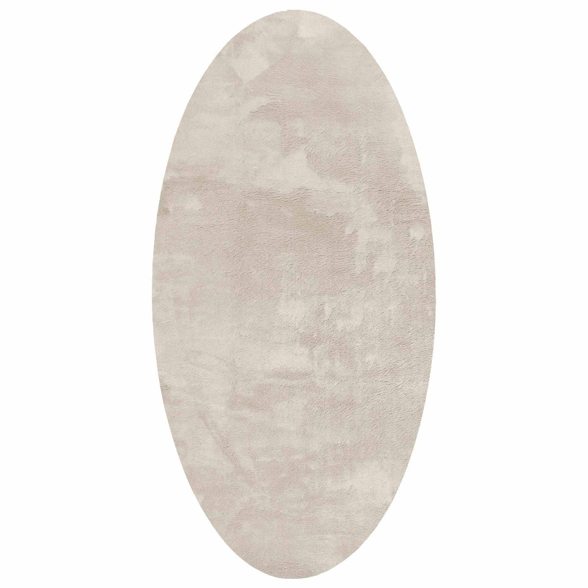 Vloerkleden Ovaal HUARTE Beige 80 x 150 cm 100% Polyester