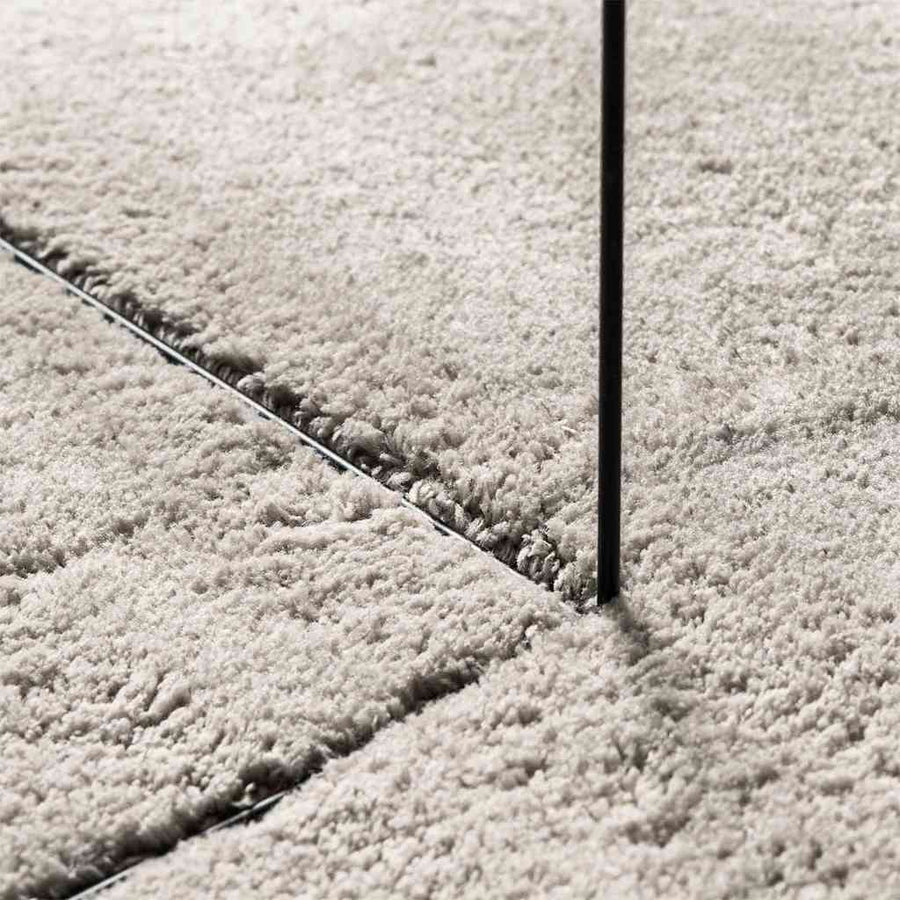 Vloerkleden Ovaal HUARTE Zand 80 x 150 cm 100% Polyester