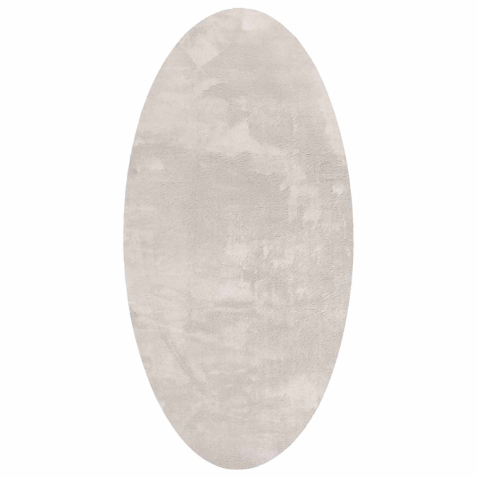 Vloerkleden Ovaal HUARTE Zand 80 x 150 cm 100% Polyester