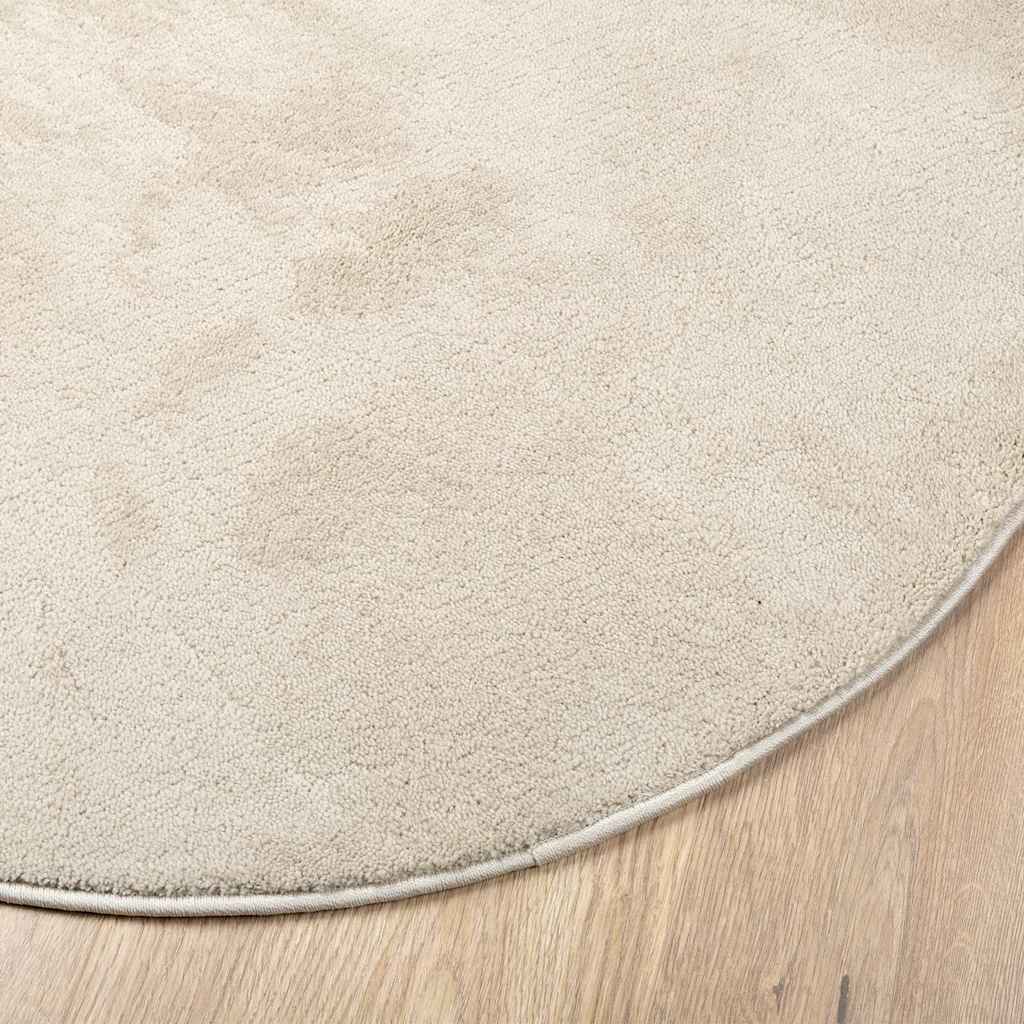 Tapijt HUARTE Beige 160 x 230 cm Polyester