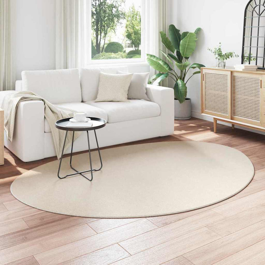 Tapijt HUARTE Beige 160 x 230 cm Polyester