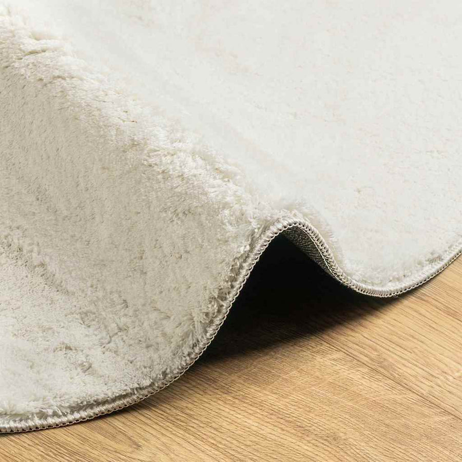 Vloerkleden HUARTE Crème 100 x 200 cm Polyester