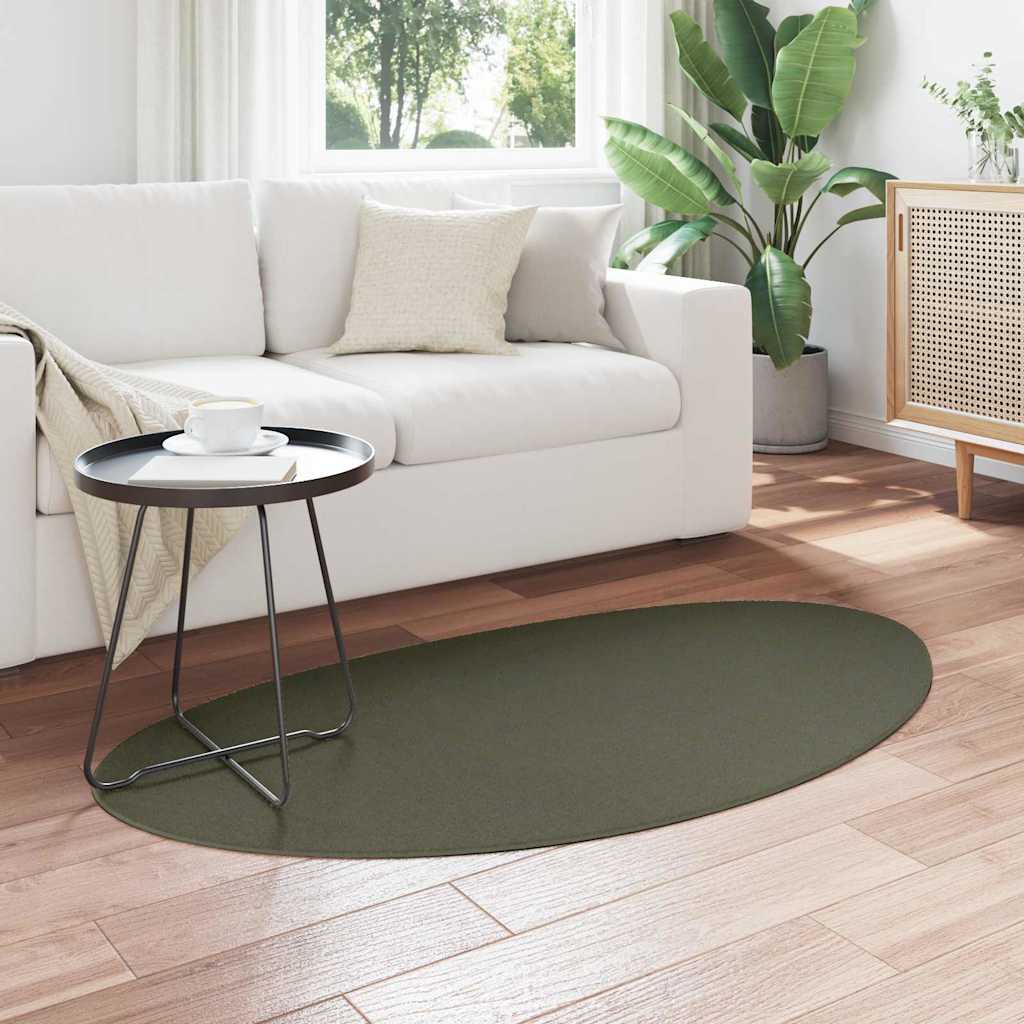 Vloerkleden HUARTE Bosgroen 80 x 150 cm Polyester