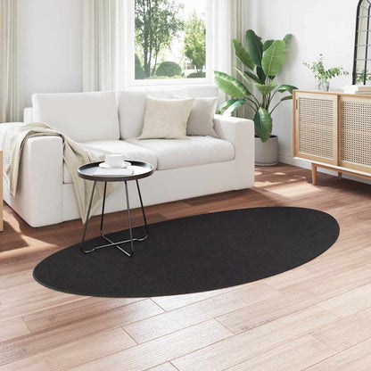 Vloerkleden HUARTE Zwart 100 x 200 cm Polyester