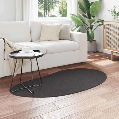 Vloerkleden HUARTE Antraciet 80 x 150 cm Polyester