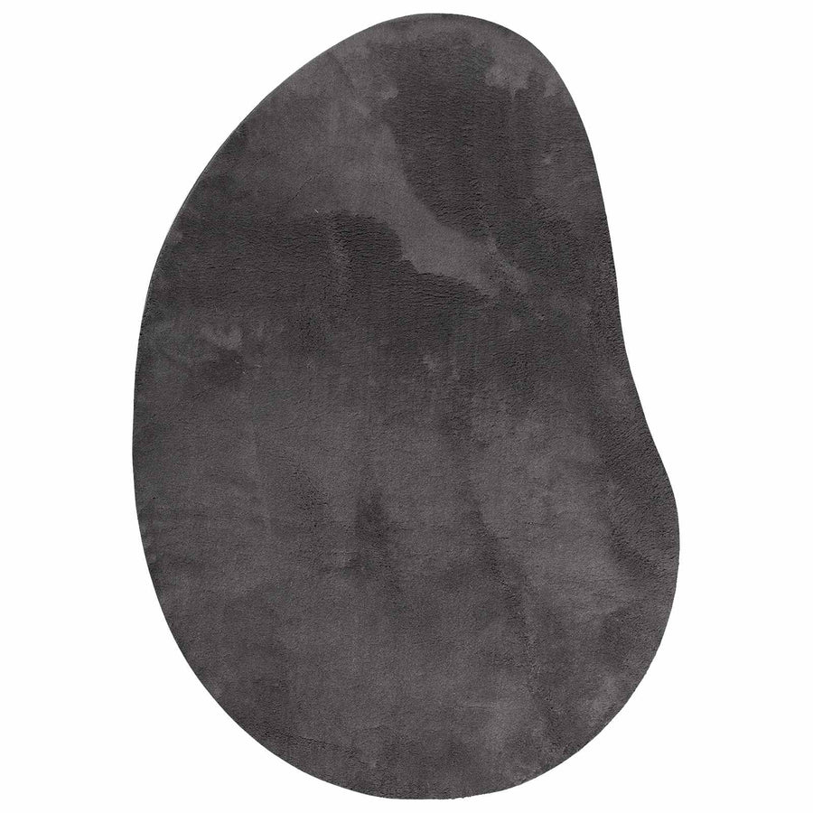 Vloerkleden HUARTE Antraciet 80 x 150 cm Polyester