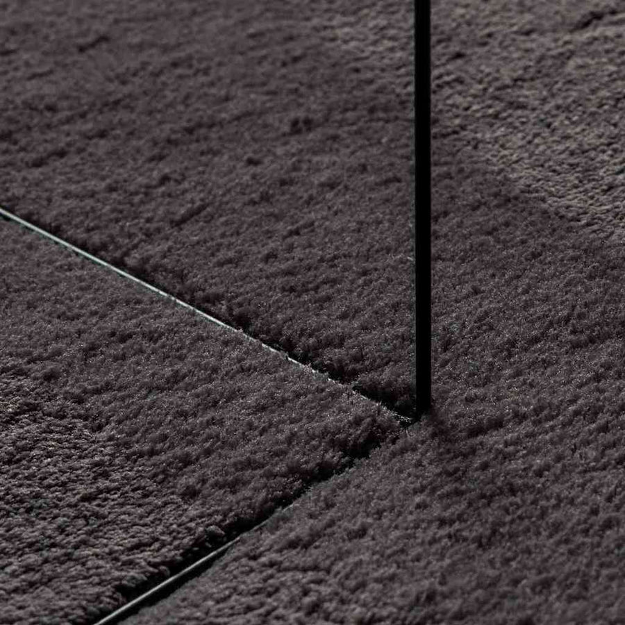 Vloerkleden HUARTE Antraciet 100 x 200 cm Polyester