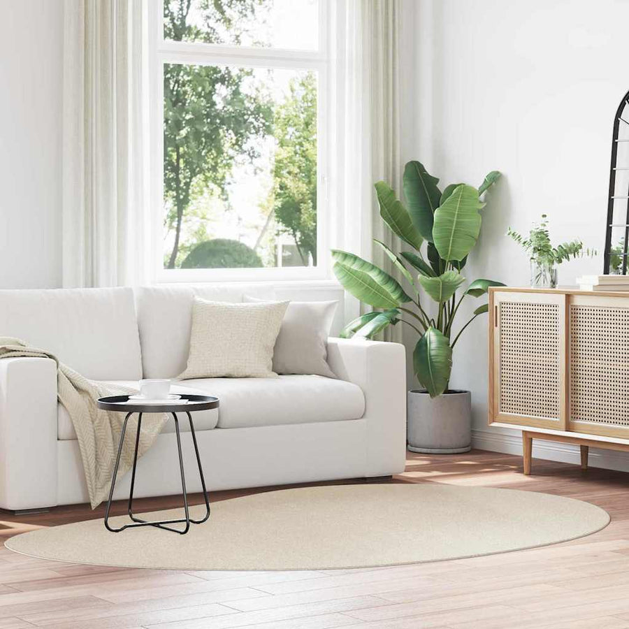 Vloerkleden HUARTE Beige 160 x 230 cm Polyester