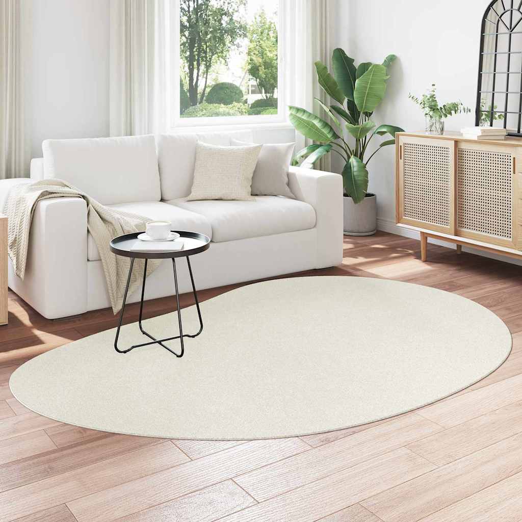 Tapijt HUARTE Crèmekleurig 160 x 230 cm Polyester