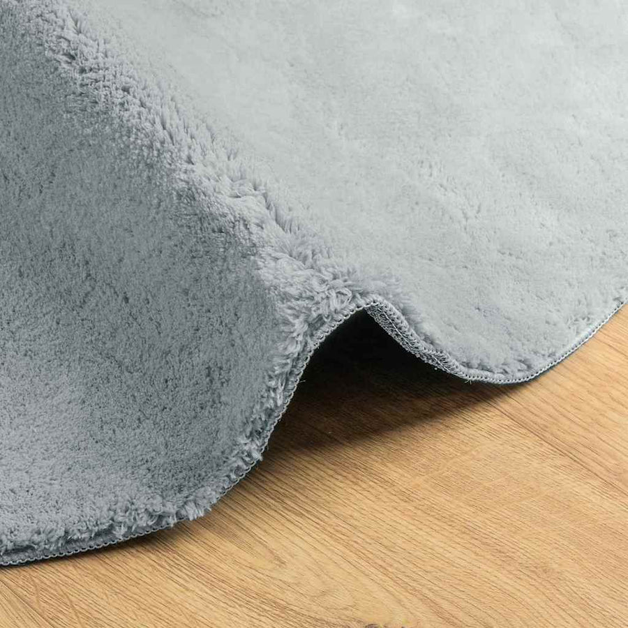 Vloerkleden HUARTE Grijs 80 x 150 cm Polyester