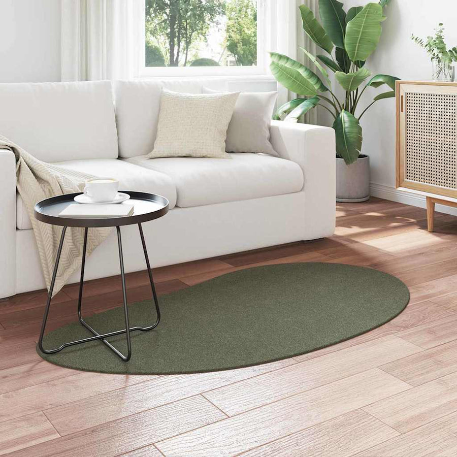 Vloerkleden HUARTE Bosgroen 80 x 150 cm Polyester