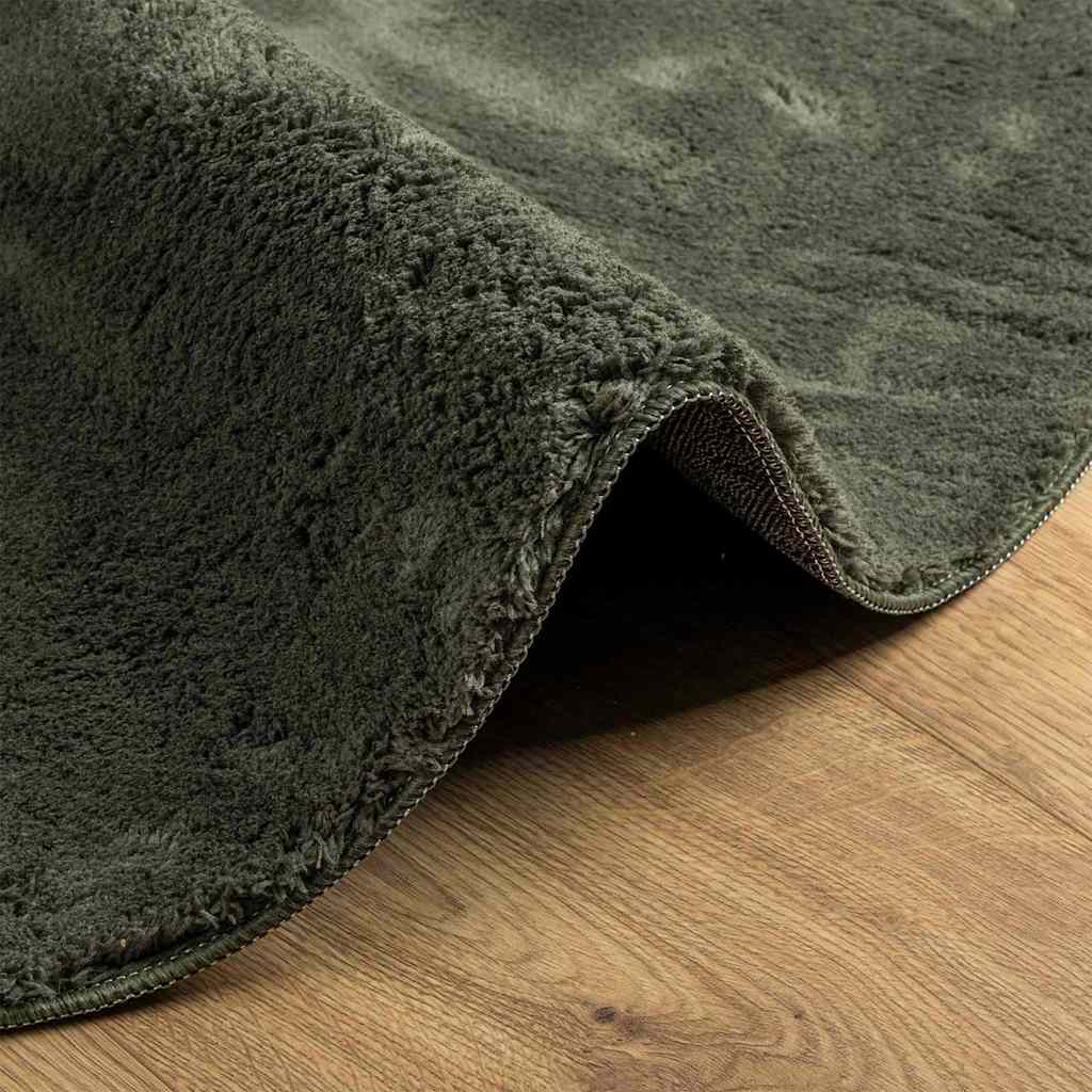 Vloerkleden HUARTE Bosgroen 100 x 200 cm Polyester