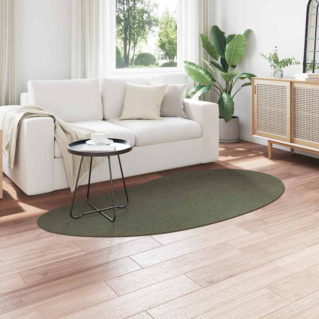 Vloerkleden HUARTE Bosgroen 100 x 200 cm Polyester