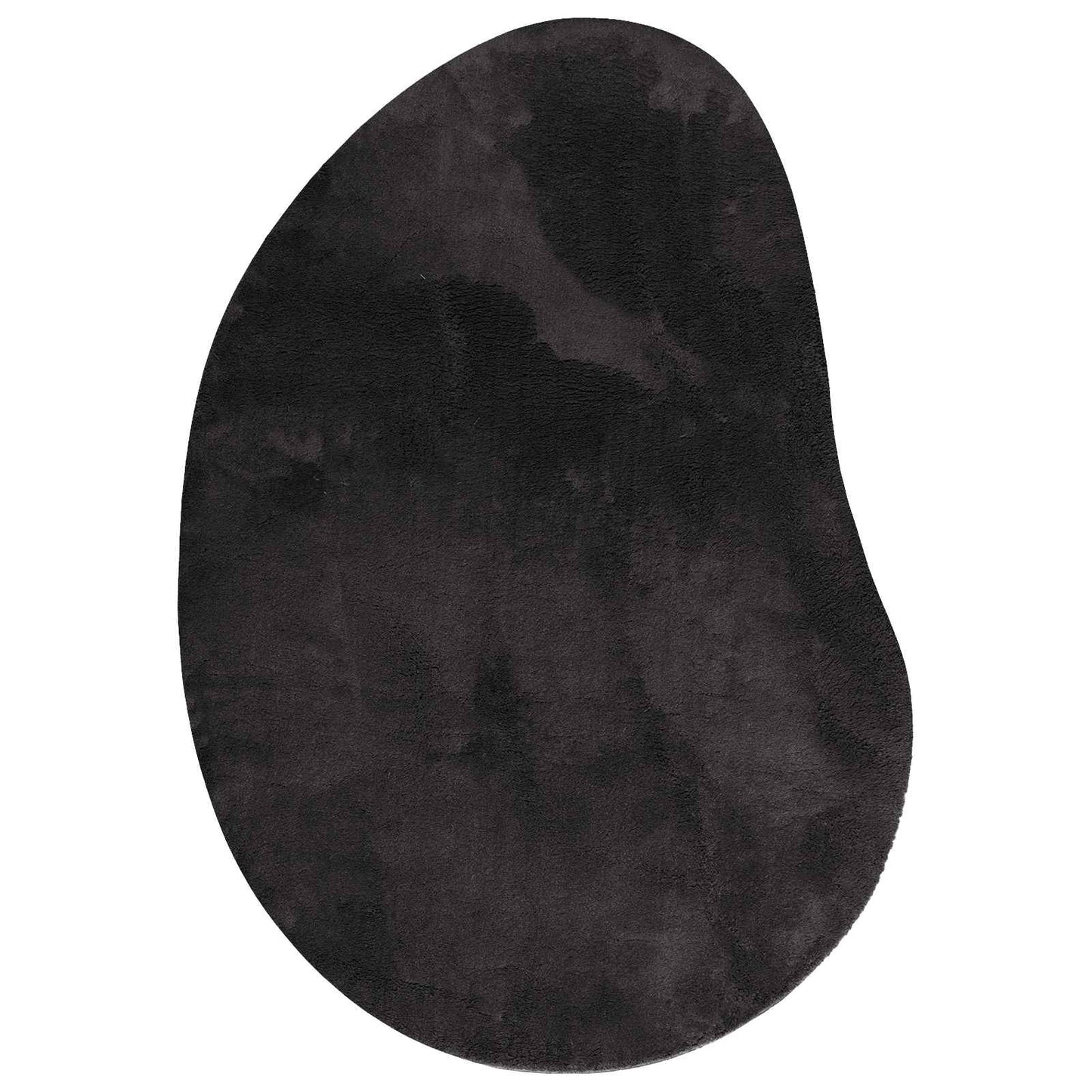 Vloerkleden HUARTE Zwart 80 x 150 cm Polyester