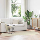 Vloerkleed beige 160x230 cm polyester