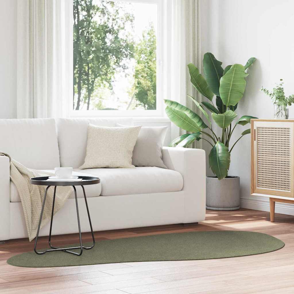 Tapijt HUARTE Bosgroen 100 x 200 cm Polyester