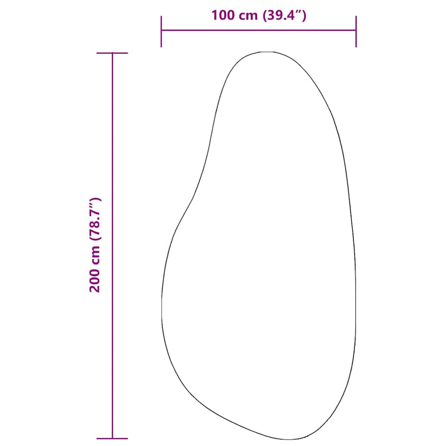 Vloerkleden HUARTE Bosgroen 100 x 200 cm Polyester