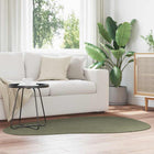 Vloerkleed bosgroen 120x170 cm polyester