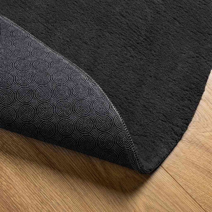 Vloerkleden HUARTE Zwart 80 x 150 cm Polyester