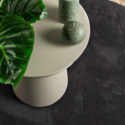 Vloerkleden HUARTE Zwart 80 x 150 cm Polyester