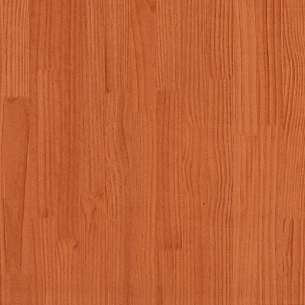 Bedframe zonder matras stapelbaar wasbruin 90x190 cm hout