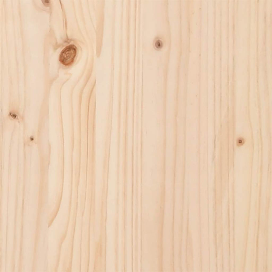 Bedframe zonder matras stapelbaar 75x190 cm massief hout