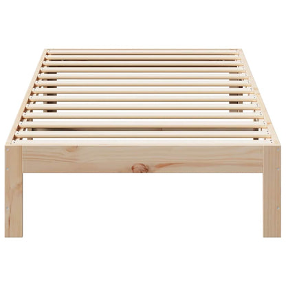 Bedframe zonder matras massief grenenhout 90x200 cm