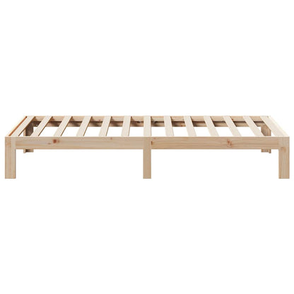 Bedframe zonder matras massief grenenhout 90x200 cm