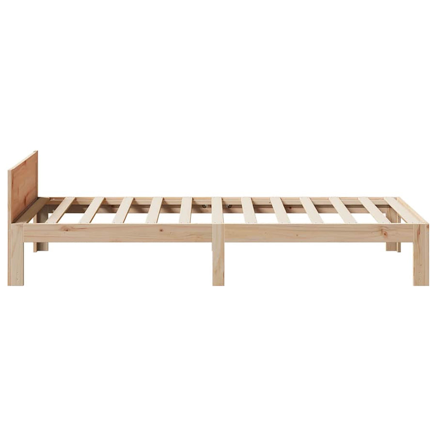 Bedframe zonder matras massief grenenhout 90x200 cm