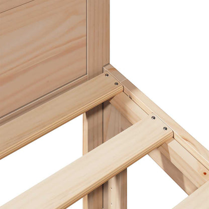 Bedframe zonder matras massief grenenhout 90x200 cm